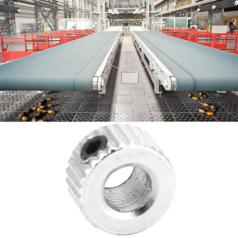[Australia - AusPower] - 10 Pcs Shaft Collar Electroplate Ferronickel Shaft Lock Collar Ring Carbon Steel Hex Fixed Buckle DIY Technology Making Model Toys (6.1mm) 