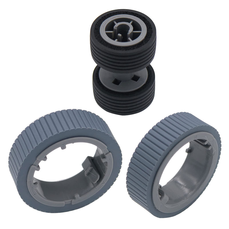 [Australia - AusPower] - Intendvision Replacement Scanner Brake Roller and Pick Roller Set Compatible with for Fujitsu fi-7460 fi-7480, Part No PA03710-0001 PA03670-0002 