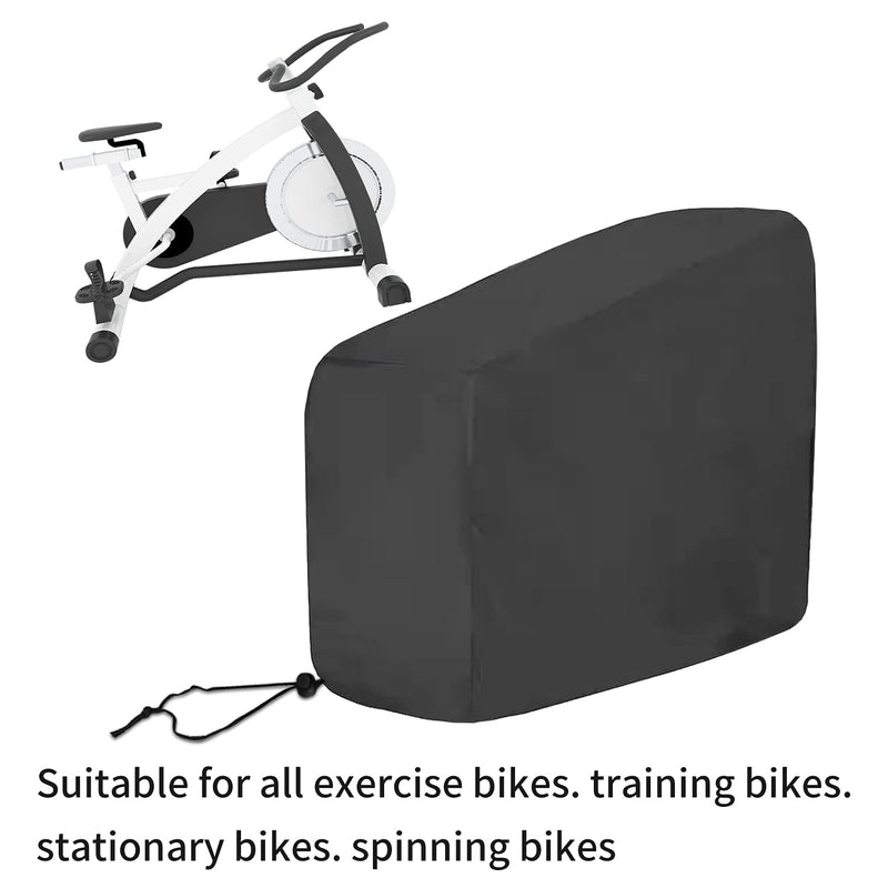 [Australia - AusPower] - Exercise Bike Cover,spin bike cover, Upright Indoor Cycling Bike Stationary Cover Fitness Bikes Dustproof Waterproof Protective Cover Gym Workout Bike Training Bike Outdoor Cover and high quality Oxford waterproof Ideal for indoor and outdoor use 