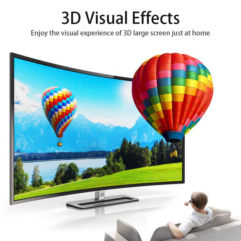 [Australia - AusPower] - HDMI Cable 4K 6 Foot, 4K 60HZ High Speed 18 Gbps HDMI 2.0 Cable,HDR, HDCP 2.2/1.4, 3D, 2160P,1080P 28AWG HDMI Cord for UHD Samsung TV,Monitor, PS4/3, Xbox One 6.6ft 