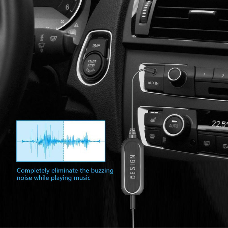 [Australia - AusPower] - BESIGN Ground Loop Noise Isolator for Car Audio/Home Stereo System with 3.5mm Audio Cable 