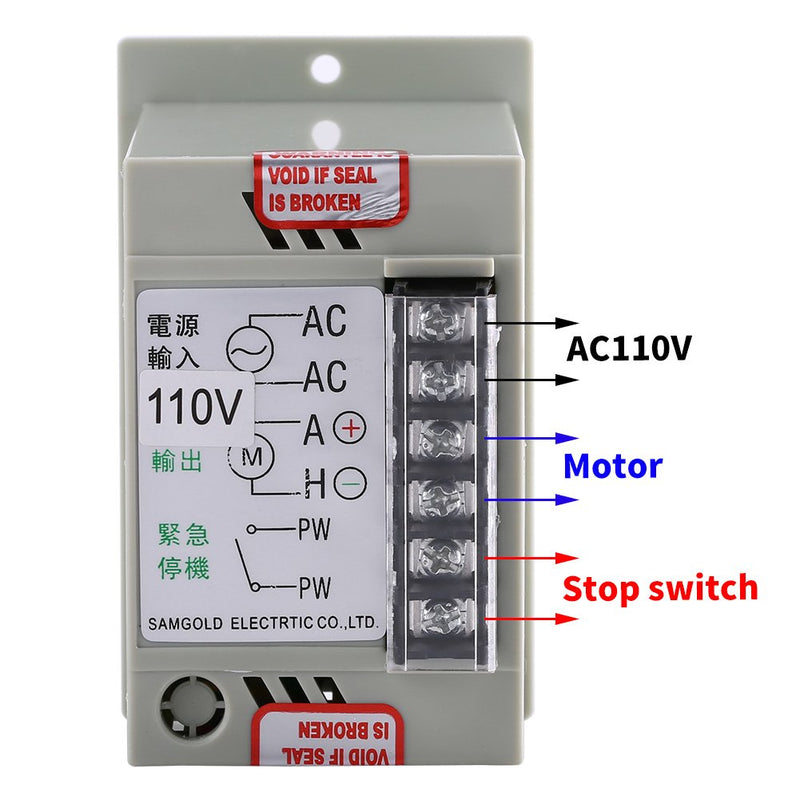 [Australia - AusPower] - AC Variable Speed Controller, Akozon AC 110V 400W Knob Motor Speed Controller DC 24V~90V Output Single Phase Asynchronous Motor Speed Controller 