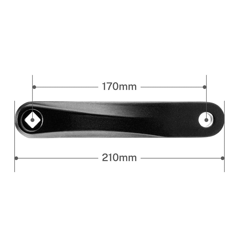 [Australia - AusPower] - Epessa Crank Arm Left Available in Diamond Hole and Square Hole,170mm Diamand Interface 