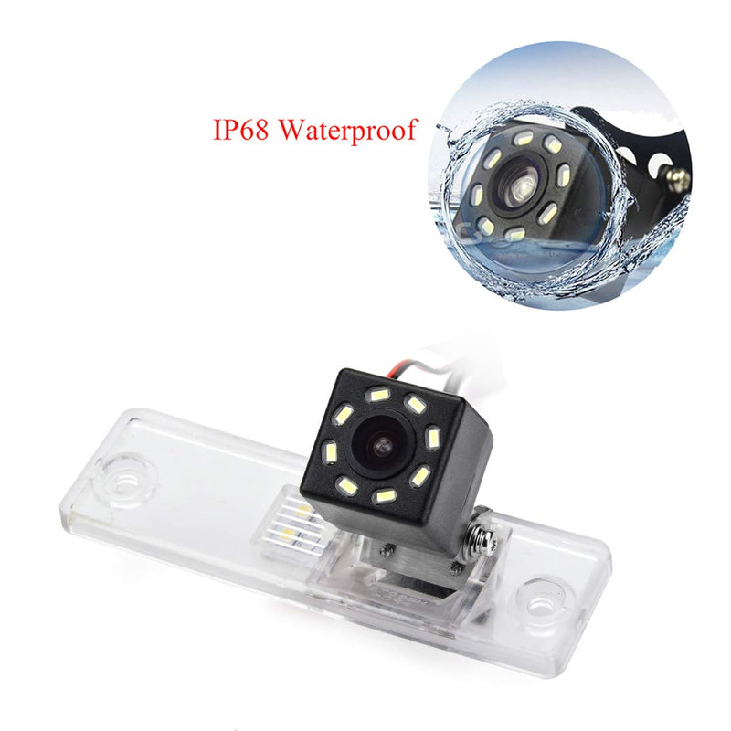 [Australia - AusPower] - aSATAH 8 LED Adjustable Angle Car Rear View Camera for Toyota 4Runner/Hilux Surf 2002~2010/Toyota Fortuner SW4/Toyota Innova& Waterproof and Shockproof Reversing Backup Camera (8 LED Adjustable Angle) 