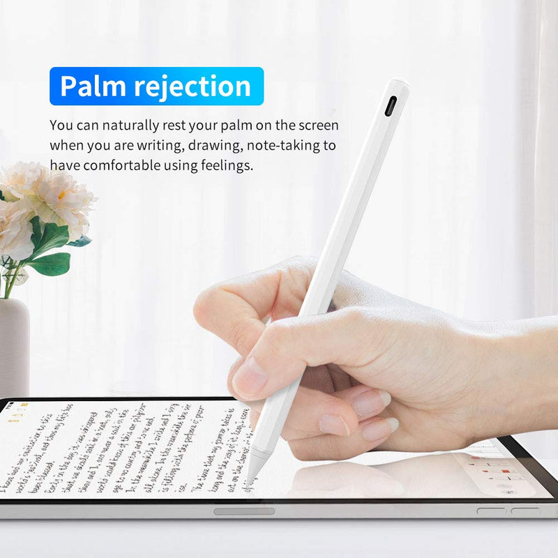 [Australia - AusPower] - Penoval A3k Pencil 2021 with Palm Rejection, Tilt Sensitivity and Magnet Active Stylus Compatible with Apple iPad 6th 7th 8th Gen/iPad Pro 2021 11" & 12.9" / iPad Mini 5th Gen/iPad Air 3rd 4th Gen A3 with button 