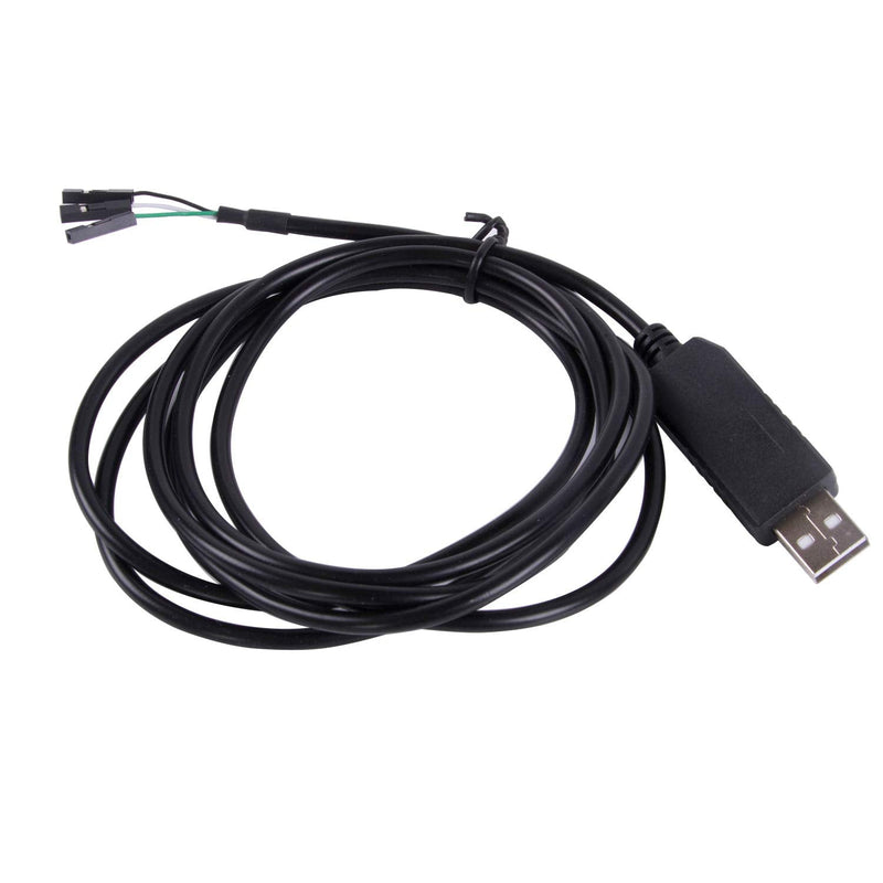 [Australia - AusPower] - FTDI USB to TTL Serial 5V Adapter Cable with 3 Pin 0.1 inch Pitch Male Socket Header UART IC FT232RL Chip for Windows 10 8 7 Linux MAC OS (Logic 5V Level) Logic 5V Level 