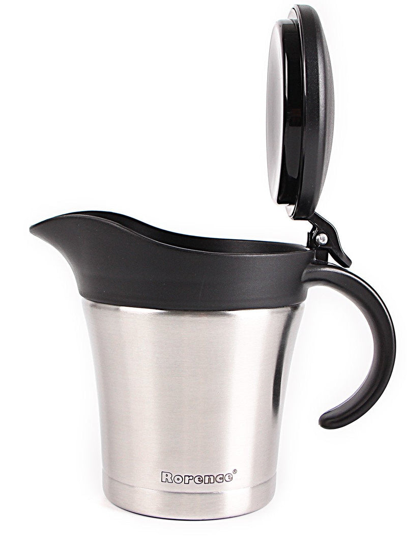 [Australia - AusPower] - Rorence Stainless Steel Double Insulated Gravy Boat/Sauce Jug 16 Ounce Capacity 
