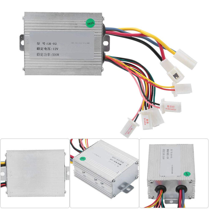 [Australia - AusPower] - Xinwoer 【𝐂𝐡𝐫𝐢𝐬𝐭𝐦𝐚𝐬 𝐃𝐞𝐚𝐥𝐬】 Electric Bicycle Speed Brush Motor Controller 12V 500W Electric Brush Motor Controller DC Motor Speed Control for Electric Vehicle Scooter 