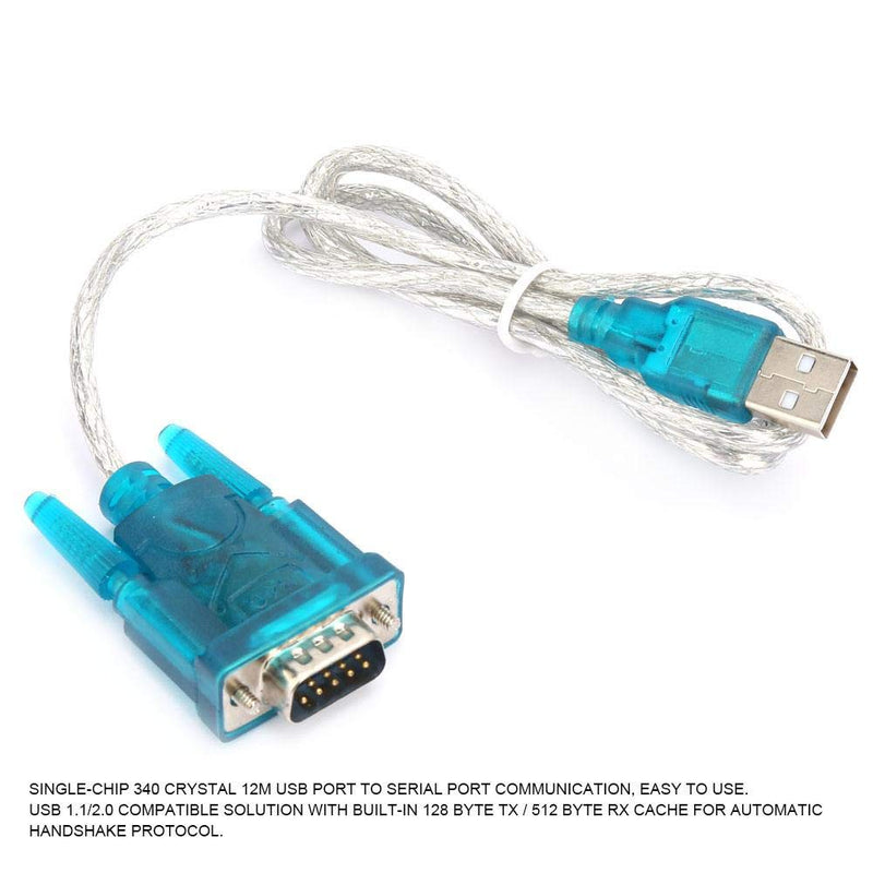 [Australia - AusPower] - 2 PCS HL-340 USB to RS232 COM Port Serial PDA 9 pin DB9 Cable Adapter 