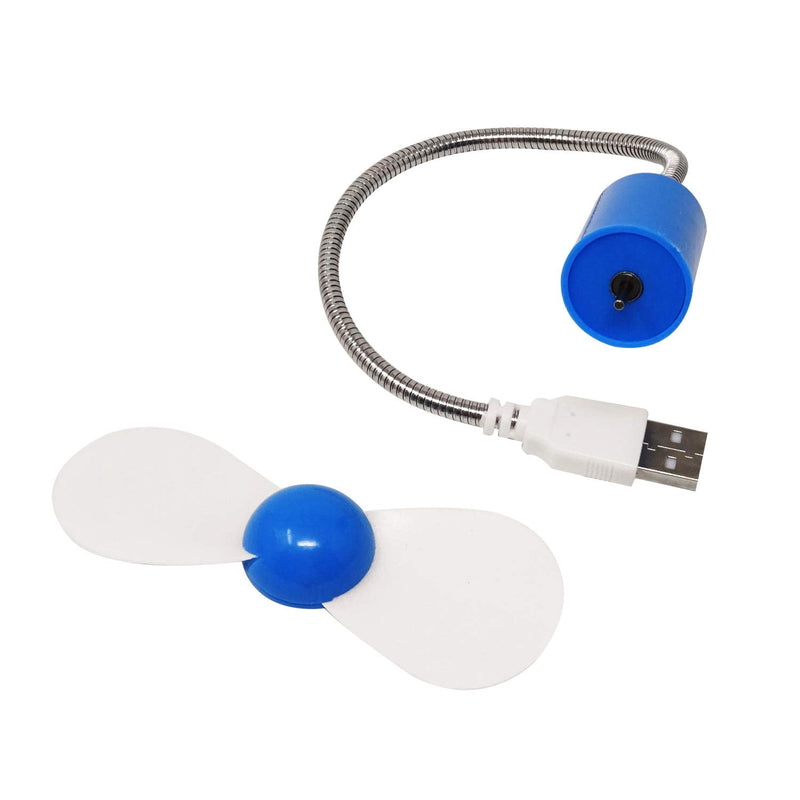 [Australia - AusPower] - Honbay 4PCS Mini Mobile Portable USB-Powered Cooling Fan Gooseneck Air Blower for Desktop PC Computer Laptop Notebook Tablet 