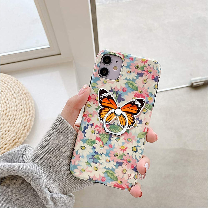 [Australia - AusPower] - Phone Ring Holder Stand,Butterfly Phone Ring Kickstand Holder 360 Rotation Finger Ring Stand Phone Grip Compatible with iPhone,Samsung,LG,Sony,HTC and More(2 Pack Butterfly Phone Ring Stand) 2 Pack Butterfly Phone Ring Stand 