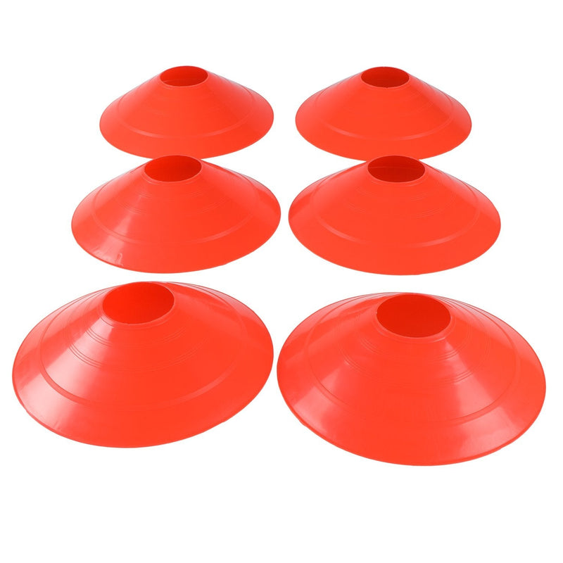 [Australia - AusPower] - Super Z Outlet Bright Orange Round Cones Sports Equipment for Fitness Training (20 Pack) 
