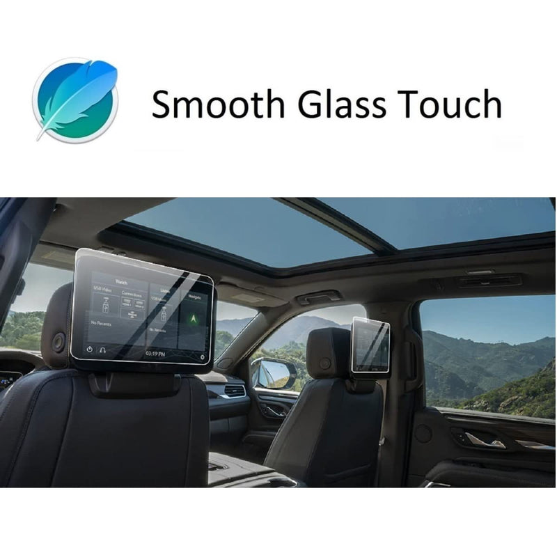 [Australia - AusPower] - Wonderfulhz Screen Protector Compatible with GMC Yukon 2021 Dual 12.6-inch Rear-Seat Media Touch-Screens In-Dash Screen Protector - 2 Pack Tempered Glass 