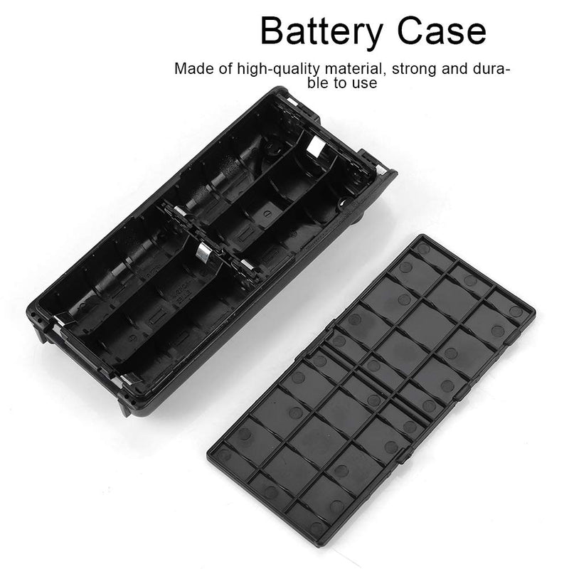 [Australia - AusPower] - Battery Case, for Icom Radio IC-F3/F22/A6/V82/V8/IC-24/IC-U82/ Large Capacity(6AA), Battery Holder Battery Storage Box 