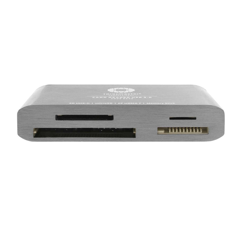 ProMaster Professional USB 3.0 Multi Card Reader CF/SD/MicroSD/Memory ...