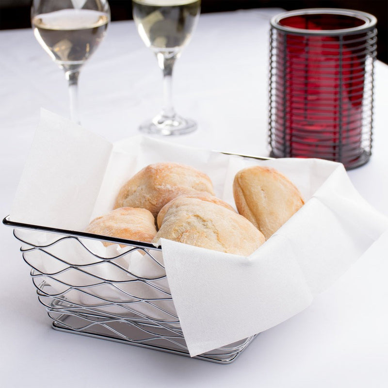 [Australia - AusPower] - BloominGoods Disposable Bathroom Napkins | Linen-Feel Guest Towels | Cloth-Like Hand Tissue Paper, White, 12" x 17" (Pack of 100) 100 Count (Pack of 1) 