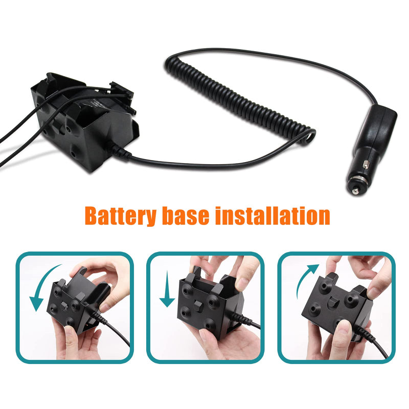 [Australia - AusPower] - Replace RLN4883 RLN4883B Vehicle Travel Car Charger for Motorola Radio HT750 HT1250 HT1250 GP328 GP338 GP340 GP380 Car Charger Base 