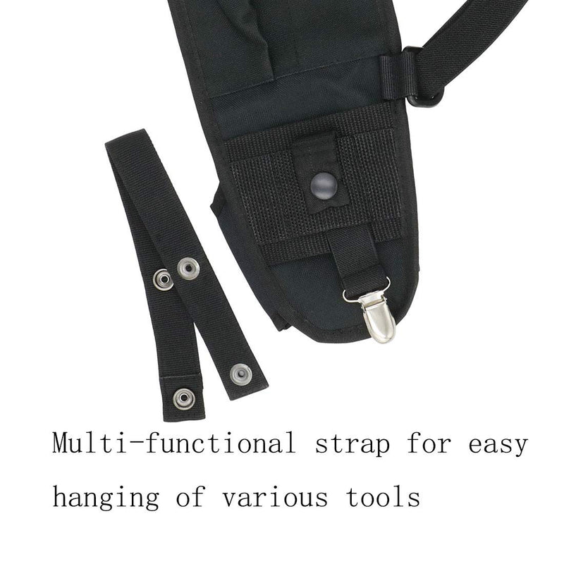 [Australia - AusPower] - GoodQbuy Universal Double Radio Shoulder Harness Chest Rig Bag Pocket Pack Holster Vest for Two Way Radio Rescue Essentials(Vest Harness) 