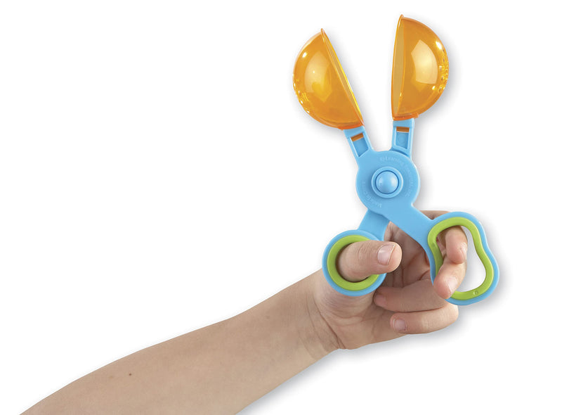 [Australia - AusPower] - Learning Resources Handy Scoopers - 4 Pieces, Ages 3+ Toddler Learning Toys, Fine Motor and Sensory Toys, Sand Box Toys for Toddlers, Kid Tweezers standart 