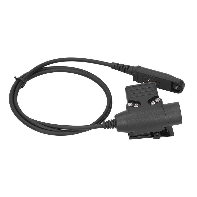 [Australia - AusPower] - PUSOKEI 3.3ft U94 PTT Cable Plug Headset Waterproof Earpiece Adapter for UV‑9R/UV‑9RPLUS/UV‑XS Two Way Radio Walkie Talkie 
