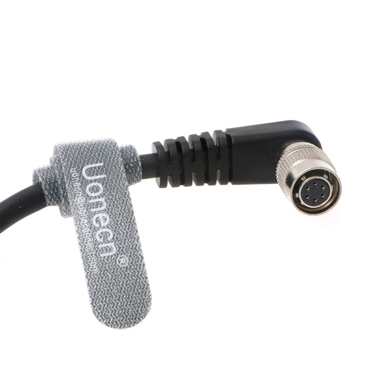 [Australia - AusPower] - Uonecn Basler AVT GIGE CCD Camera Cable Right Angle Hirose 6 Pin Female to Open End 39'' 