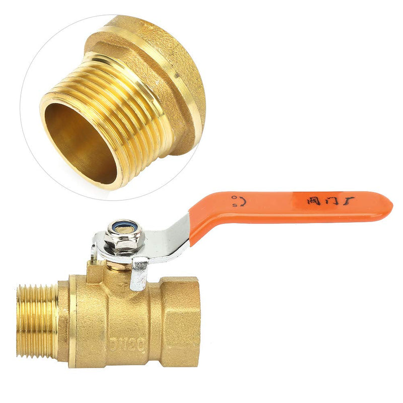 [Australia - AusPower] - 3/4'' BSPDN20 Male and Female Brass Pipe Full Port Ball Valve 