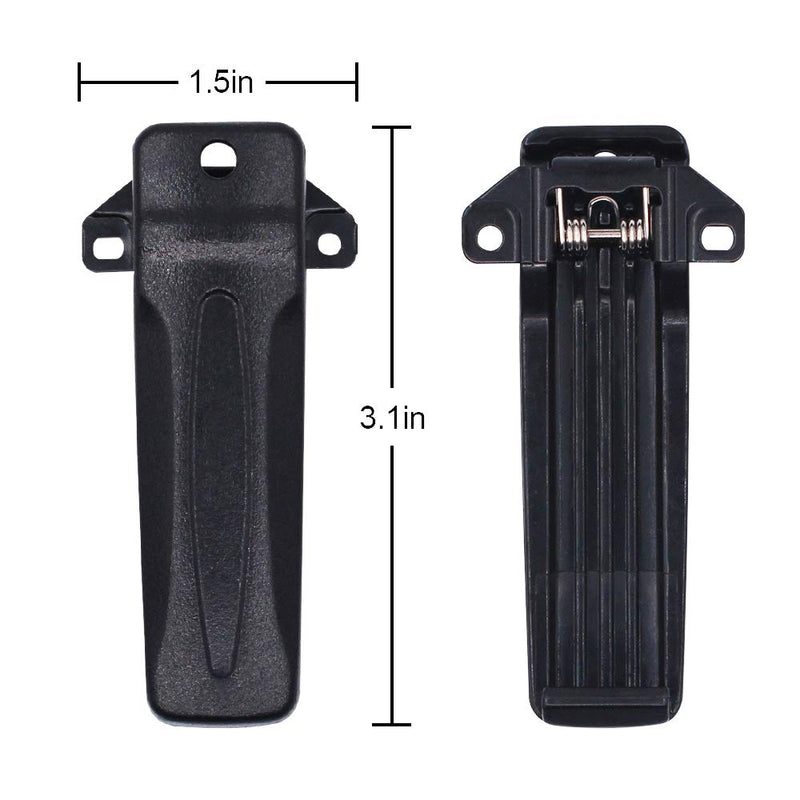 [Australia - AusPower] - KBH-10 Belt Clip for Kenwood TK260G TK-272G TK-388G TK-2100 TK-2118 TK-3206 TK-3207 Radio 6 PCS 