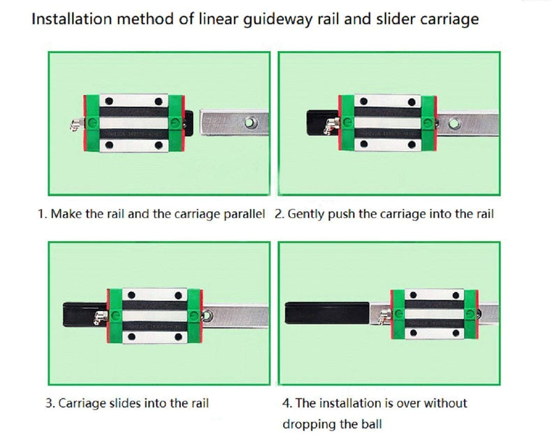 [Australia - AusPower] - Mssoomm 2Pcs MGN12-C Type Linear Slider Carriage Block for Miniature Linear Sliding Guideway Rail MGN12 MR12 2 Blocks 1- MGN12 2-C Type Block 