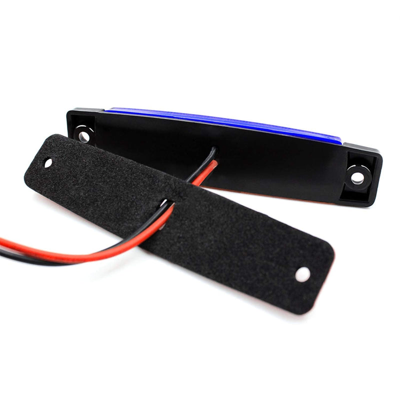 [Australia - AusPower] - KEING 10 Pack Marine Boat LED Navigation Cabin Deck Courtesy Light Stern Transom Lights 12V for Boating Kayak Yacht, Dinghy, Sailboat, Pontoons, Freighters, Hovercrafts, Hunting & Fishing Blue 