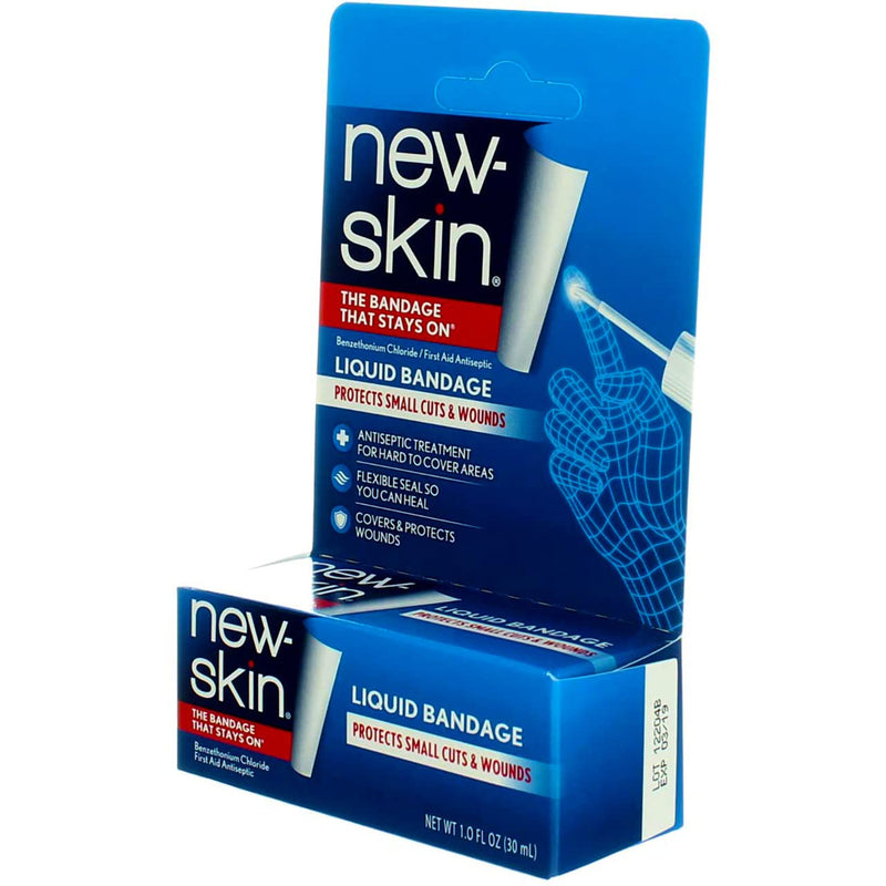 [Australia - AusPower] - New-Skin Liquid Bandage, Waterproof Bandage for Scrapes and Minor Cuts, 1 fl oz (Pack of 5) 