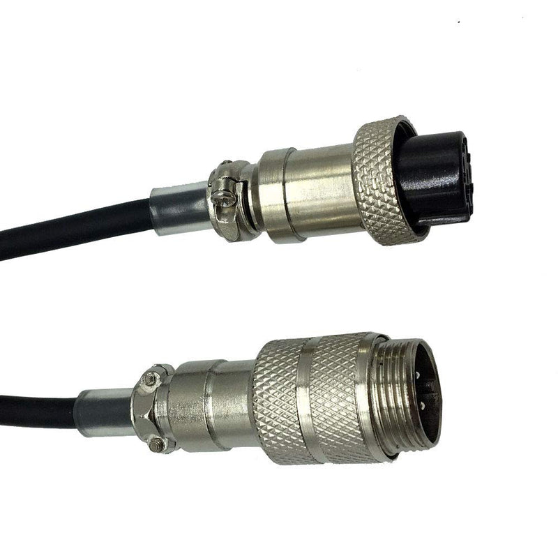 [Australia - AusPower] - Red-Fire Two Way Radio Microphone 8 Pin Mic Extension Cord Male to Female for YAESU ICOM CB Radio walkie Talkie 