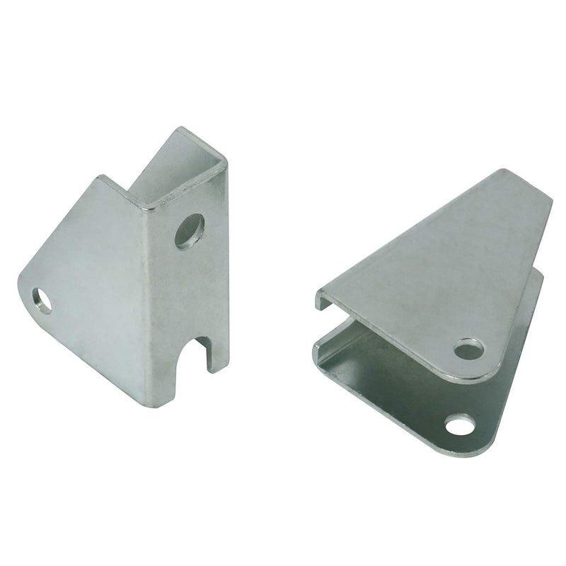 [Australia - AusPower] - Homend 1Pair Silver Heavy Duty Steel Mounting Brackets for Linear Actuator 2Pcs 