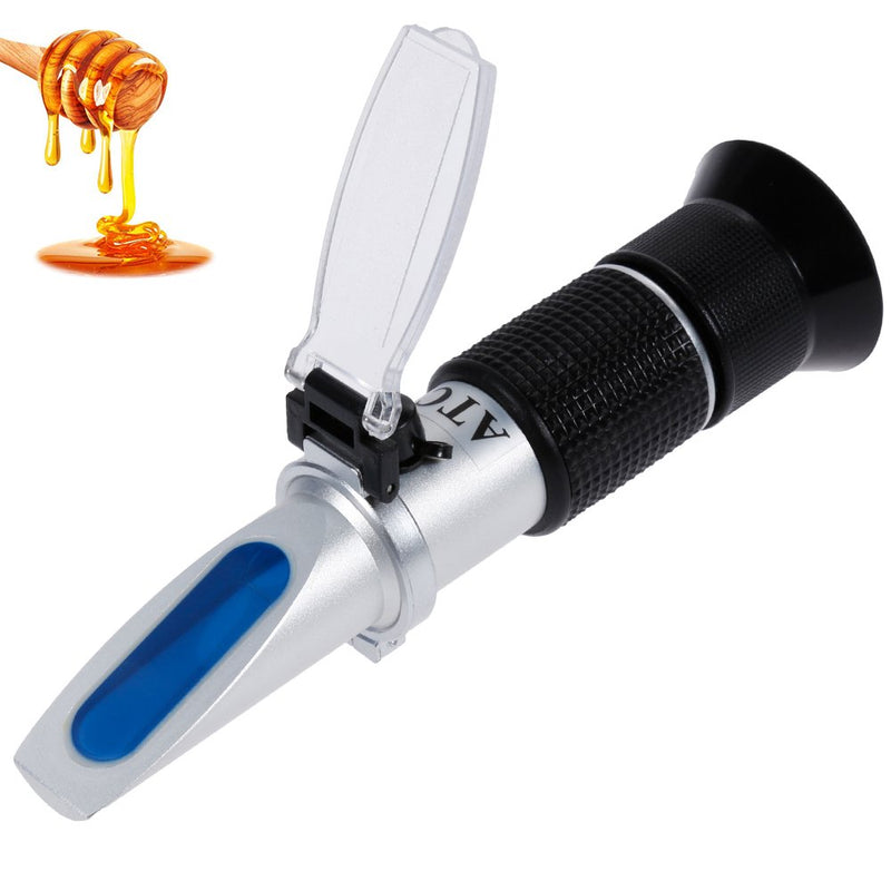 [Australia - AusPower] - Anpro Brix Refractometer with ATC, ATC Digital Handheld Refractometer for Wine Making and Beer Brewing, Dual Scale-Specific Gravity 1.000-1.130 and Brix 0-32%, Homebrew Kit 