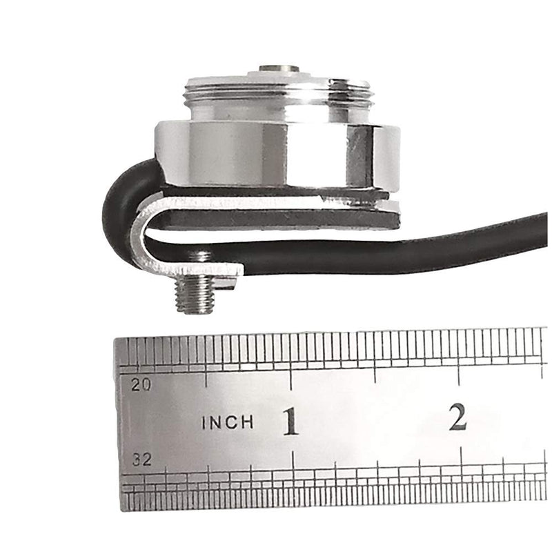 [Australia - AusPower] - Vehicle Trunk Lid Cab NMO Antenna Mount with Fixed Bracket to PL259 UHF Male Connector with RG58A/U 17FT Cable for Two Way UHF VHF GMRS GSM LTE Antenna 