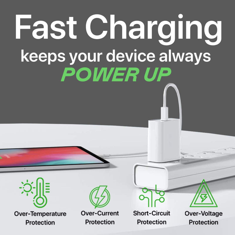 [Australia - AusPower] - iPhone 13 Pro Max Fast Charger (Apple MFI Certificate) Boxgear 18W PD Power Adapter with USB-C to Lightning Cable for iPhone 13 Pro, 13 Pro Max, 12 Pro, 12 Pro Max, Syncing and Charge 
