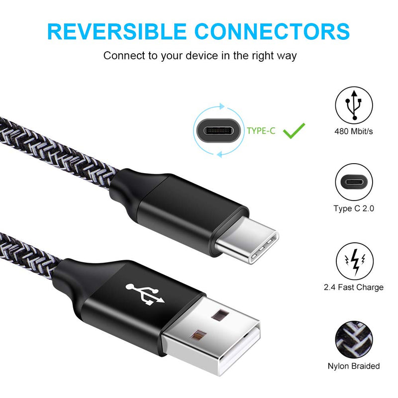 [Australia - AusPower] - USB Charger for Samsung Galaxy A10E A50 A70 A80 Note 22/20 Ultra S22 S21 S20 FE S10 A12 A32 A03S A51 A52 A11 A13,Moto G Power/Stylus/One 5G Ace,Car Adapter,Wall Charger Plug Type C Fast Charging Cable Black(Car Charger+Plug+TC Cable) 