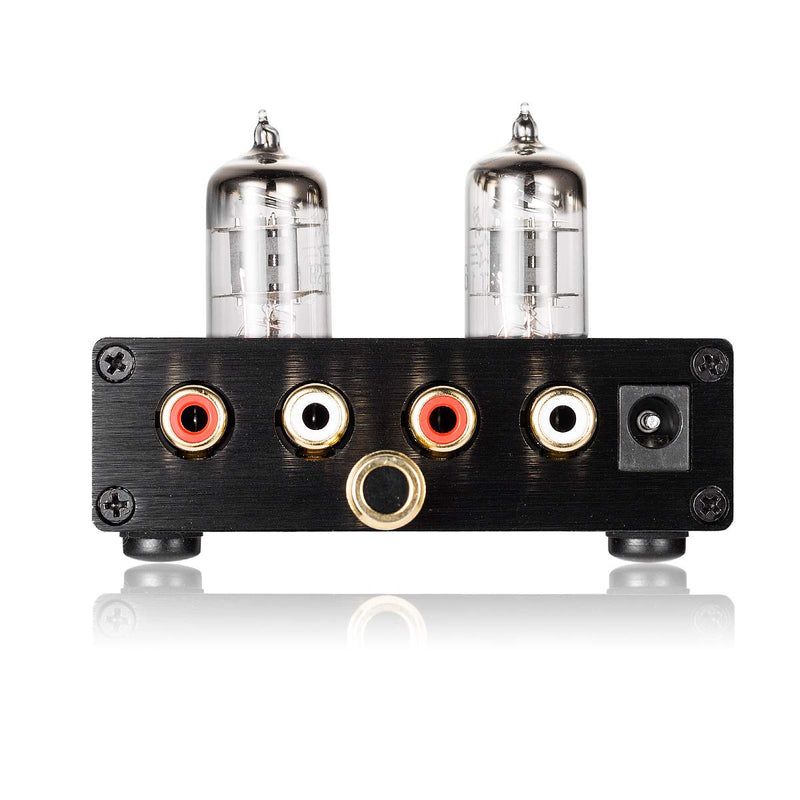 [Australia - AusPower] - Little Bear T7 Vacumn Tube Mini Phono Stage RIAA MM Turntable Preamp & HiFi Tube Pre-Amplifier (Black) Black 