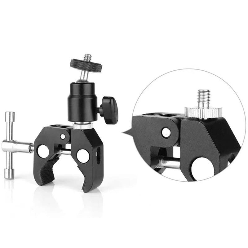 [Australia - AusPower] - ZweiFuch 1/4" to 1/4" Male Threaded Screw Adapter Double Head Stud Converter Compatible with Camera Cage Monopod Ballhead Light Stand (6 Pieces) 