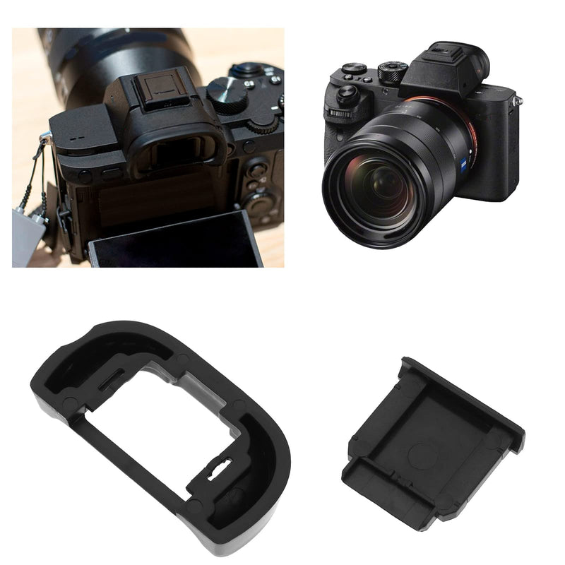 [Australia - AusPower] - EP-11 Eyecup Eyepiece Viewfinder, Hot Shoe Protective Cover, Compatible with Sony A6000 A6100 A6300 A6400 A6500 A6600 A3500 A3000 A58 NEX-6 ZV1 ZV1 A7C, Etc. 
