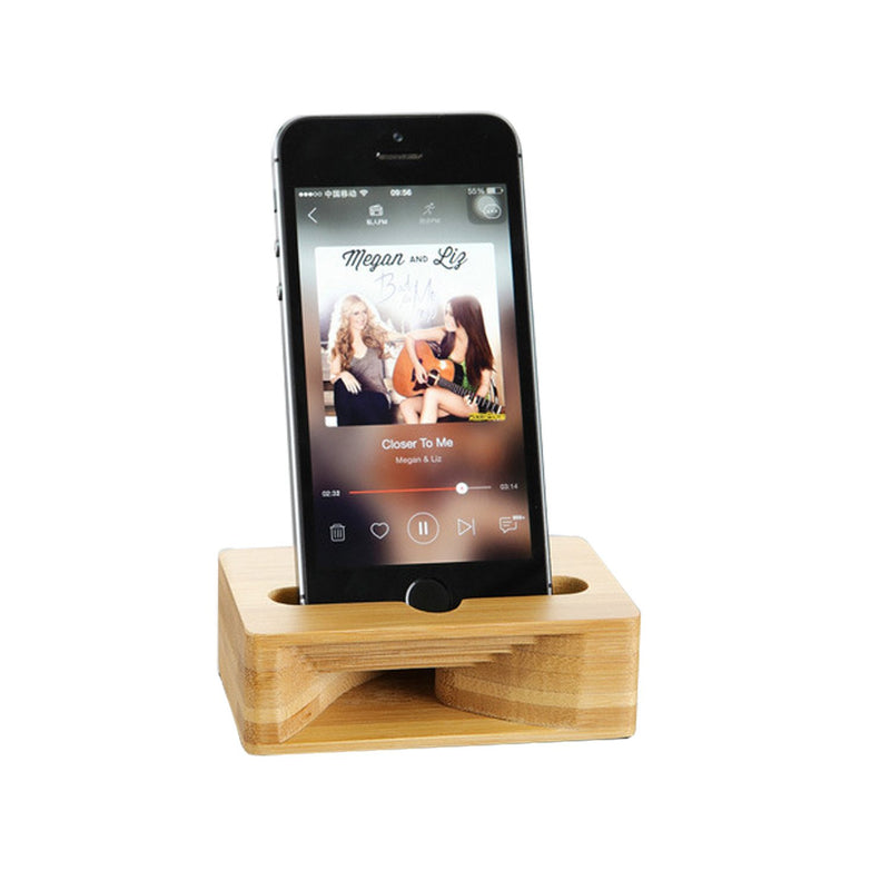 [Australia - AusPower] - Wooden Cell Phone Stand, Coopsion Phone Holder Wooden Sound Amplifier for iPhone 7 7Plus 6 6Plus Samsung and Cell Phone 