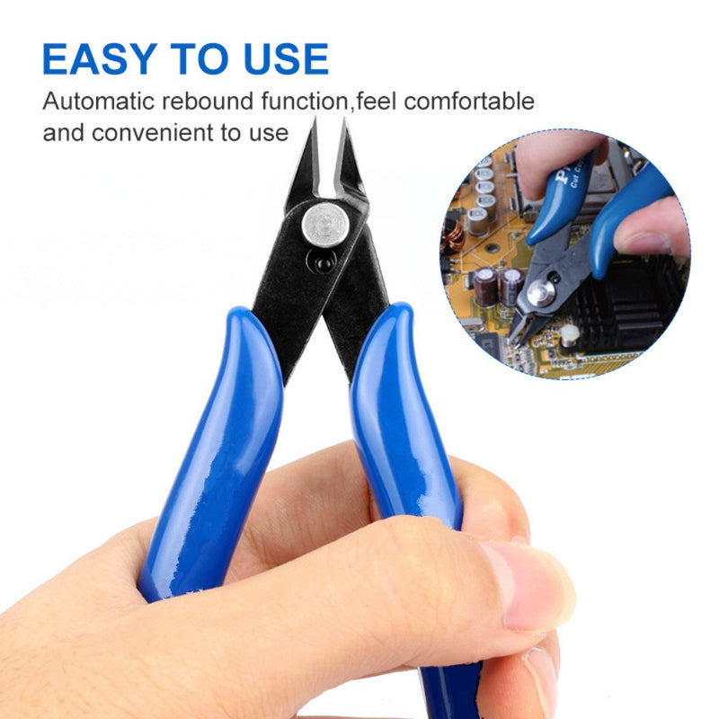 [Australia - AusPower] - KAHIOE 5Pcs/PACK 170 Flush Cutter Internal Spring Cutting Pliers Small wire cutters 