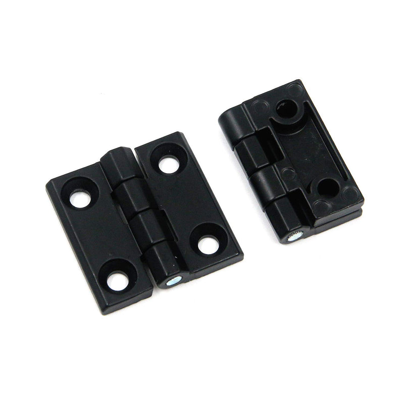 [Australia - AusPower] - Karcy Hinges Zinc Alloy Ball Bearing Butt Hinge 1.5x1.5x0.3"(LxWxH) Black Square Pack of 6 1.5x1.5x0.3"(LxWxH) 