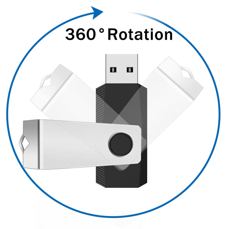 [Australia - AusPower] - 2GB Flash Drive Wooolken USB Flash Drive Thumb Drive Zip Drive USB 2.0 Memory Stick Jump Pen Drive for Portable Data Storage 2GB 1 piece 