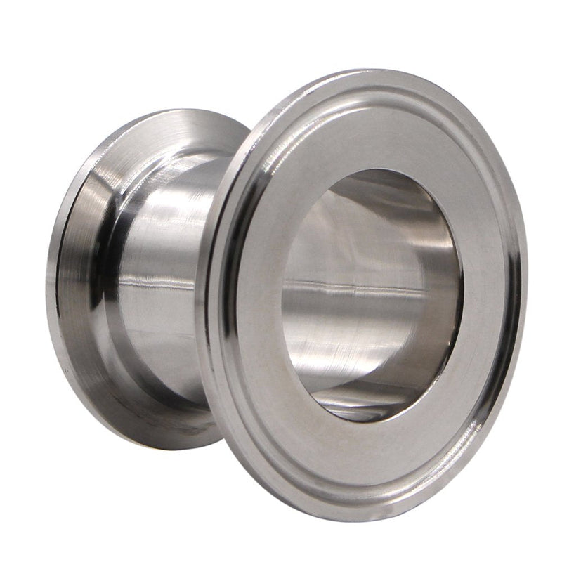 [Australia - AusPower] - DERNORD Sanitary Concentric Reducer Tri Clamp Clover Stainless Steel 304 Sanitary Fitting End Cap Reducer (Tri Clamp Size: 2 inch x 1.5 inch) Tri Clamp Size: 2 inch x 1.5 inch 