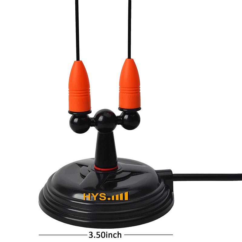 [Australia - AusPower] - HYS Amateur Antennas Dual-Band VHF 144/UHF 430MHz Magnetic Base Mobile Antenna W/13 ft RG58 Coax Cable UHF-male/PL259 for Motorola Kenwood Midland SO239 Mobile Radios 