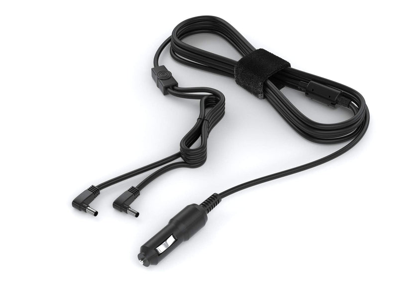 [Australia - AusPower] - Pwr+ Extra Long 11 Ft Car Charger for Sylvania FANGOR NaviSkauto WONNIE Headrest Dual Screen Portable DVD Player Dc Auto Adapter Power Supply Cord 