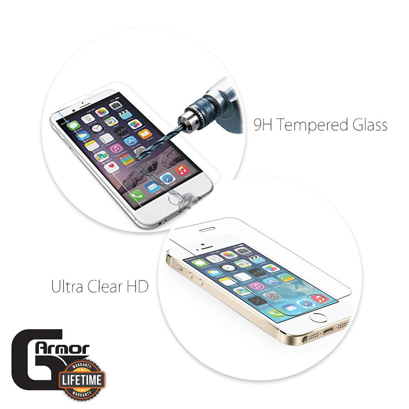 [Australia - AusPower] - G-Armor Glass Screen Protector for iPhone 11 & iPhone XR (2 Pack) - Ultra Clear Tempered Glass Protective Screen Cover, Phone Case Friendly, Accessories for 6.1-inch Apple iPhones 