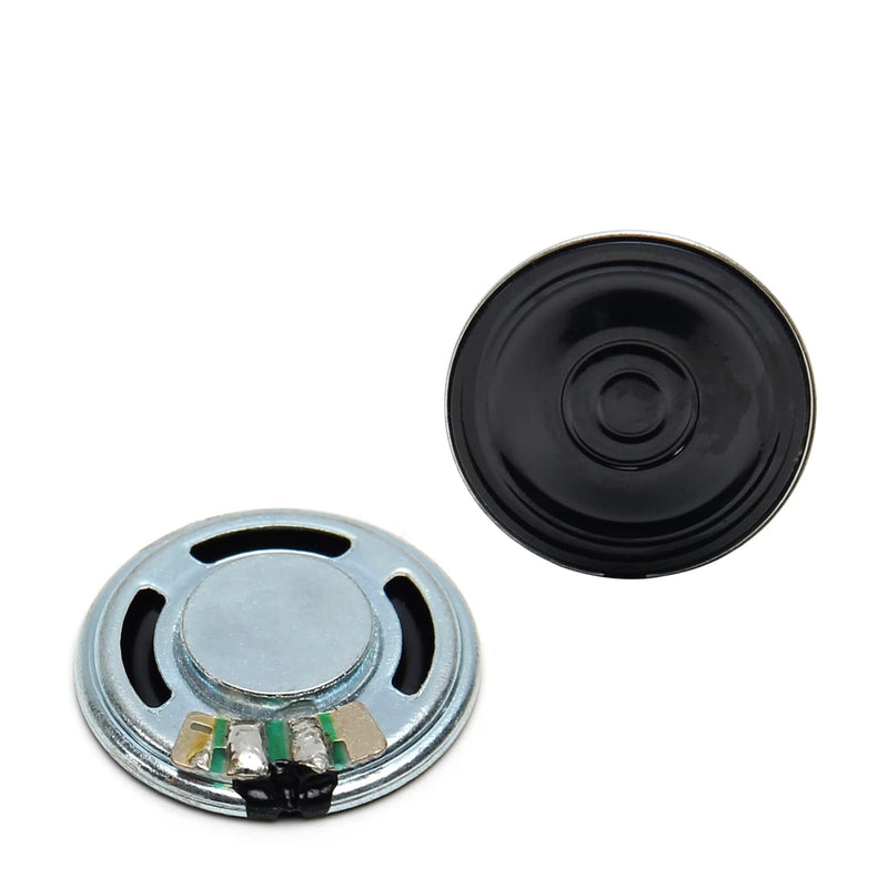 [Australia - AusPower] - Fielect 4Pcs DIY Magnetic Speaker 0.5W 8 Ohm 23mm Diameter Round Shape Replacement Loudspeaker 