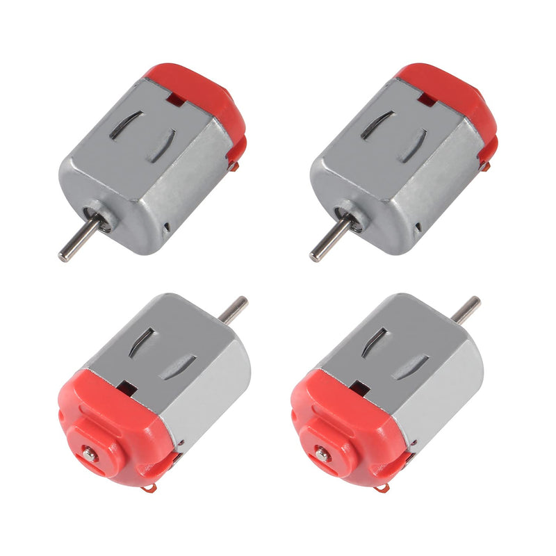 [Australia - AusPower] - 24PCS Micro 130 DC Motor Brushed DC 1.5V-3V 16500 RPM Cars Toys Electric Motor, Torque DIY Remote Control Toy Car Hobby Motor, Metal Car Engine Motor Kit for DIY Toys Science Projects Smart Car Red 