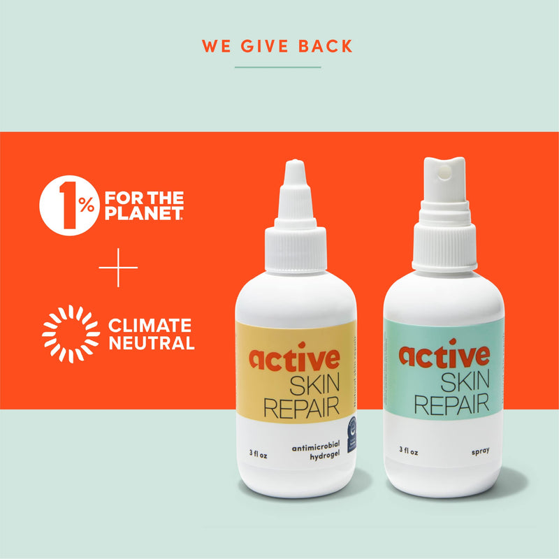 [Australia - AusPower] - Active Skin Repair - First Aid Natural & Non-Toxic Healing Ointment & Antiseptic Spray for Minor Cuts, Wounds, Scrapes, Rashes, Sunburns, and Other Skin Irritations (Bundle, Combo, 3 oz Each) 3 Fl Oz (Pack of 2) 